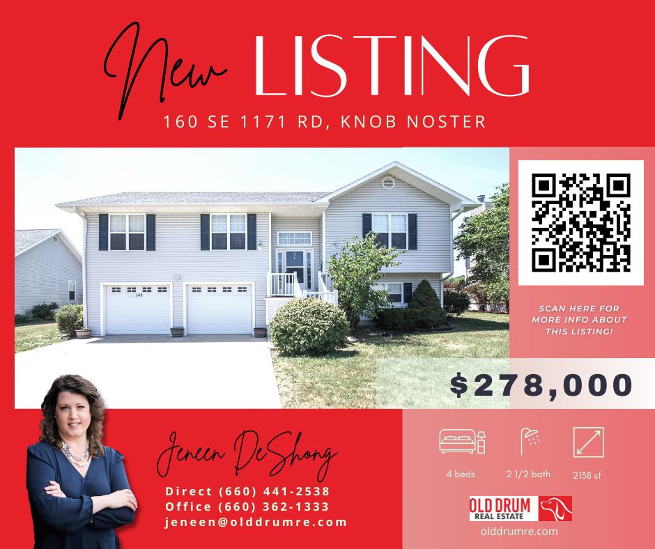 New Listing 160 SE 1171 Road, Knob Noster, MO 65336