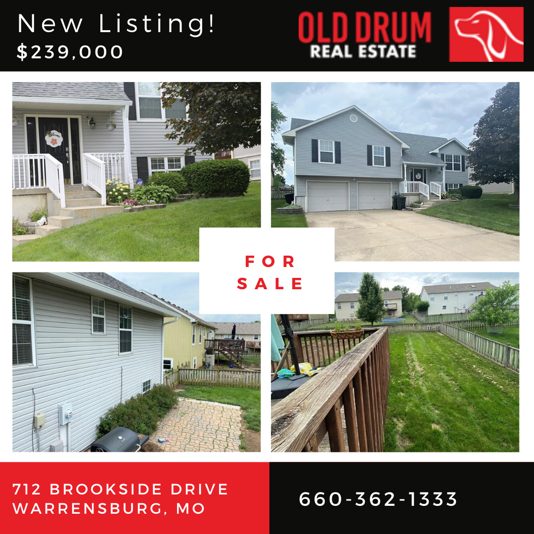 New Listing 712 Brookside Drive, Warrensburg, MO 64093
