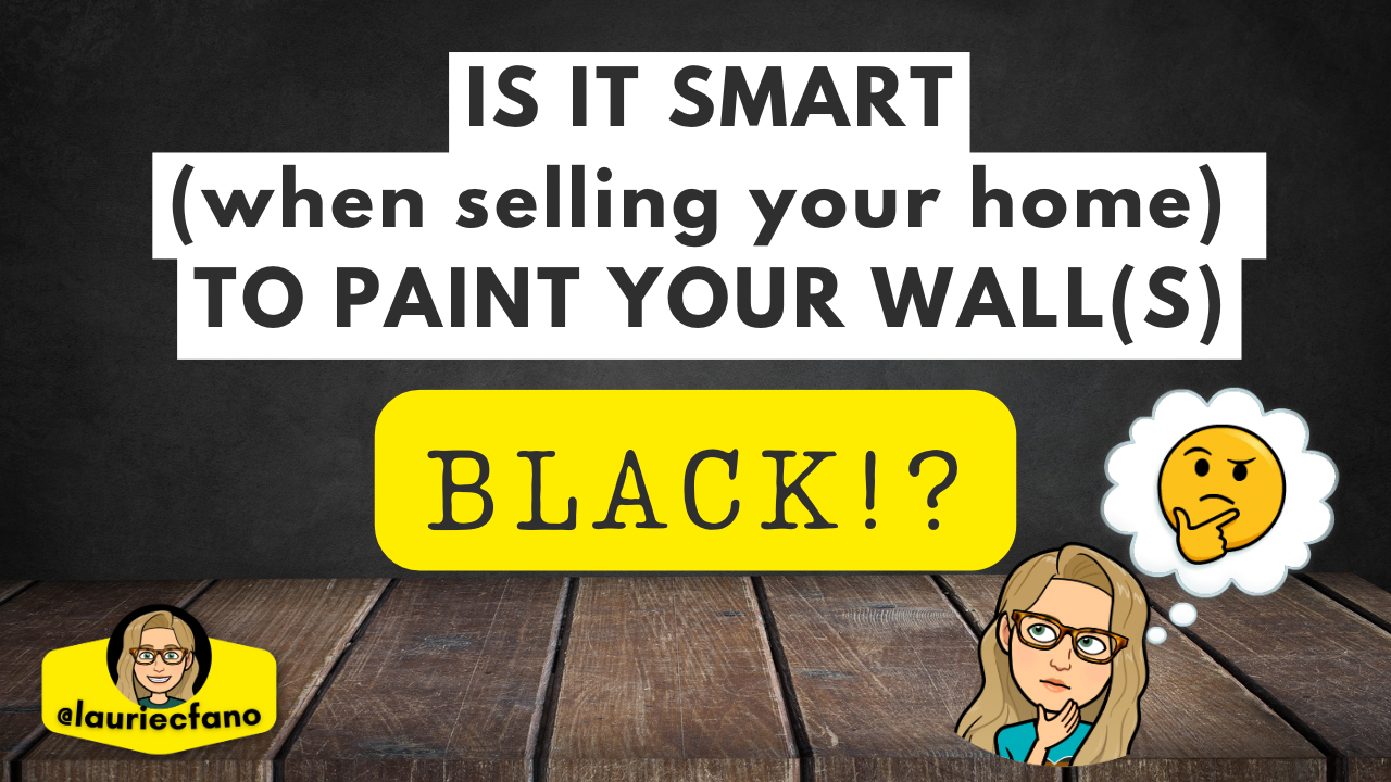 Black walls as an accent 2023 home trend spotting