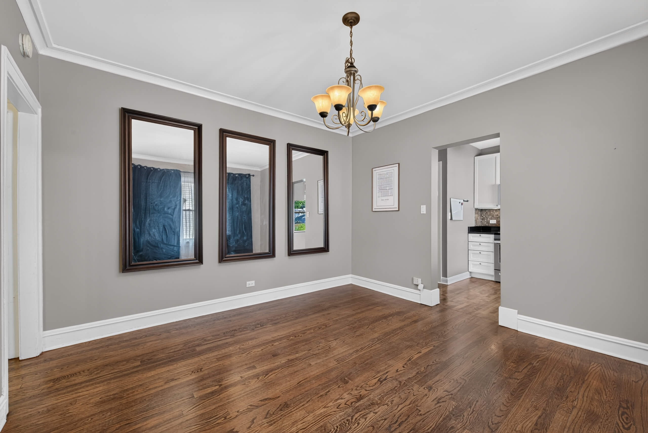 East-facing sunroom in a vintage Oak Park condo