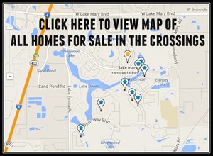 Map of Homes For Sale In The Crossings