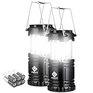2 pack LED outdoor portable lanterns
