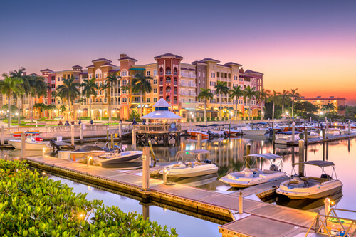 Scenic view of Naples, Florida