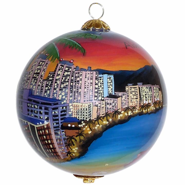 Waikiki Xmas Ornament