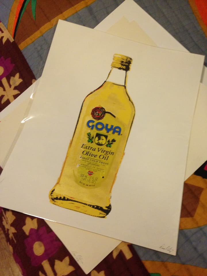 Goya Screenprint (so much more impressive in person - the photo does it no justice)