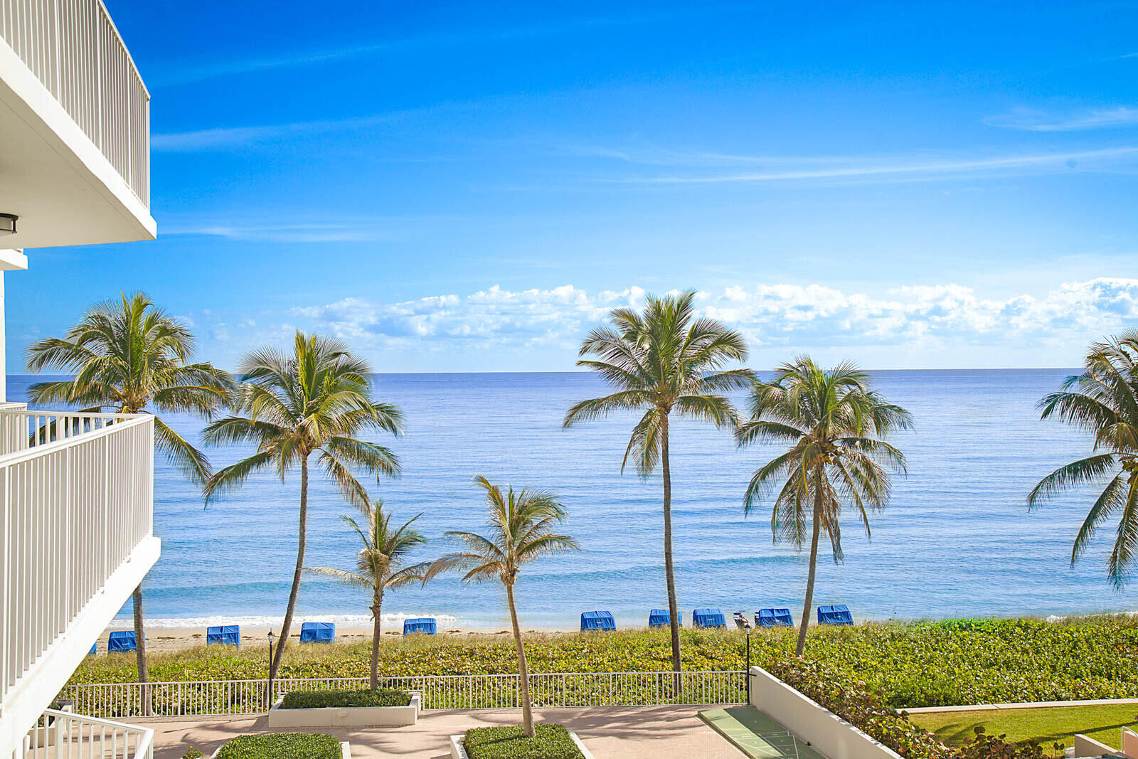 Atlantic Ocean and palm views from the residence
