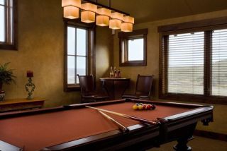 Billiards Room at Tuhaye Home