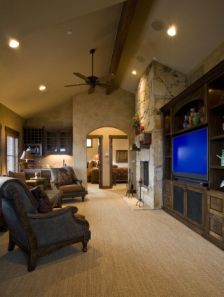 Loft Entertainment Area in Tuhaye Home