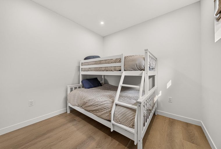 Bedroom with bunk beds at 1731 Marina Estates Road