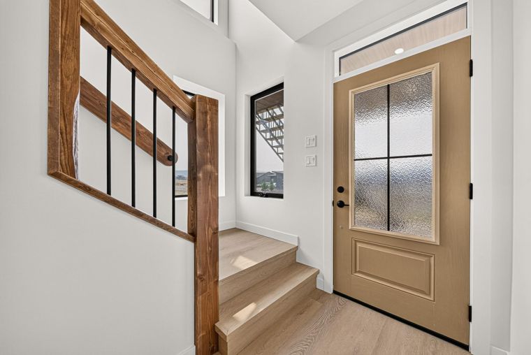 Entry and stairway on the lower level at 1731 Marina Estates Road