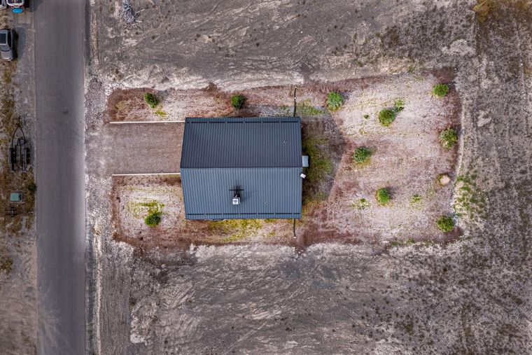 Overhead view of the home and lot, without surveyed boundaries at 1731 Marina Estates Road
