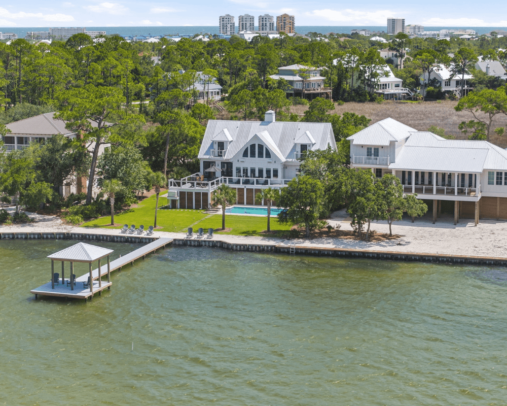 Luxury custom estate on Ono Island
