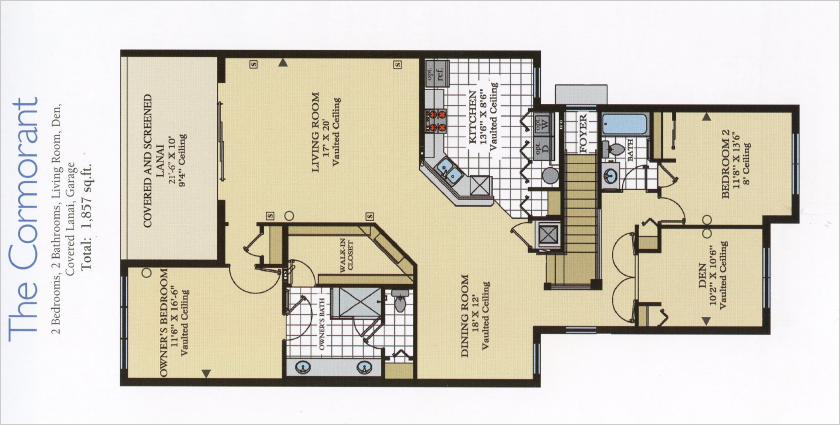 Sweetwater by Del Webb - Tides Cormorant Floor Plan
