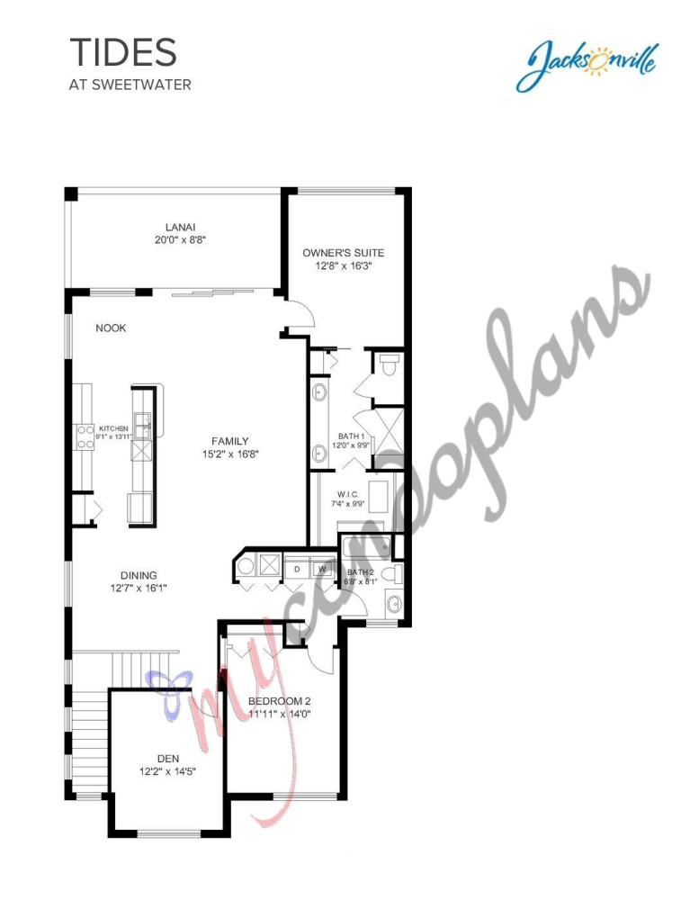 Spoonbill Floor Plan &ndash; 8495 Little Swift Circle