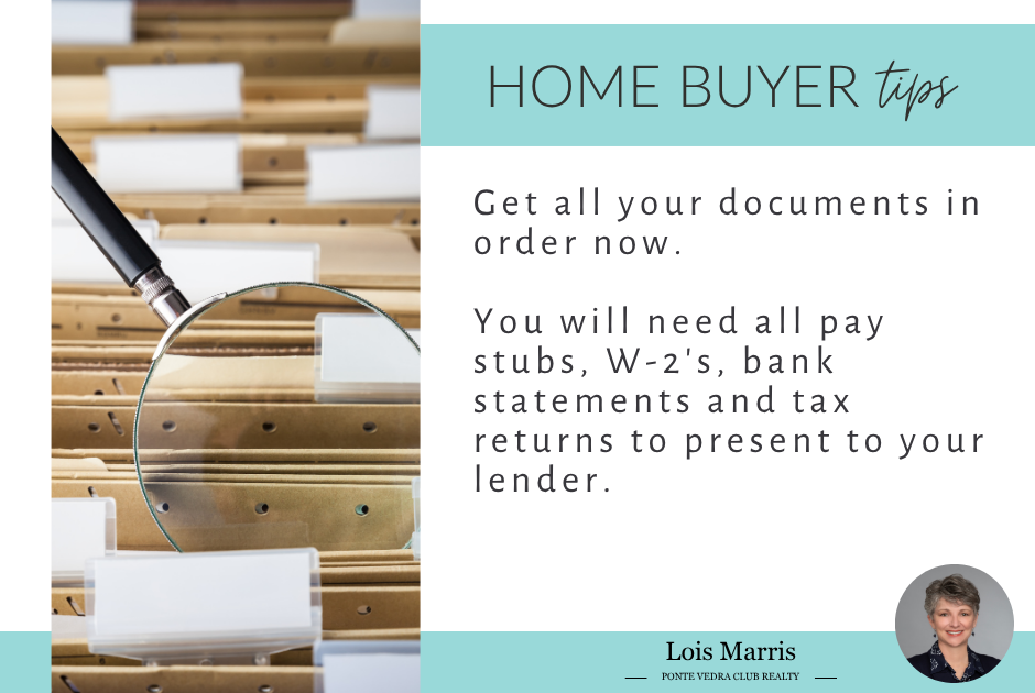 Home Buyers Tip #3: Get Your Finance Documents Ready!