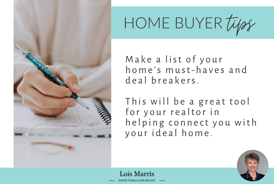 Home Buying Tip #5: Make a list