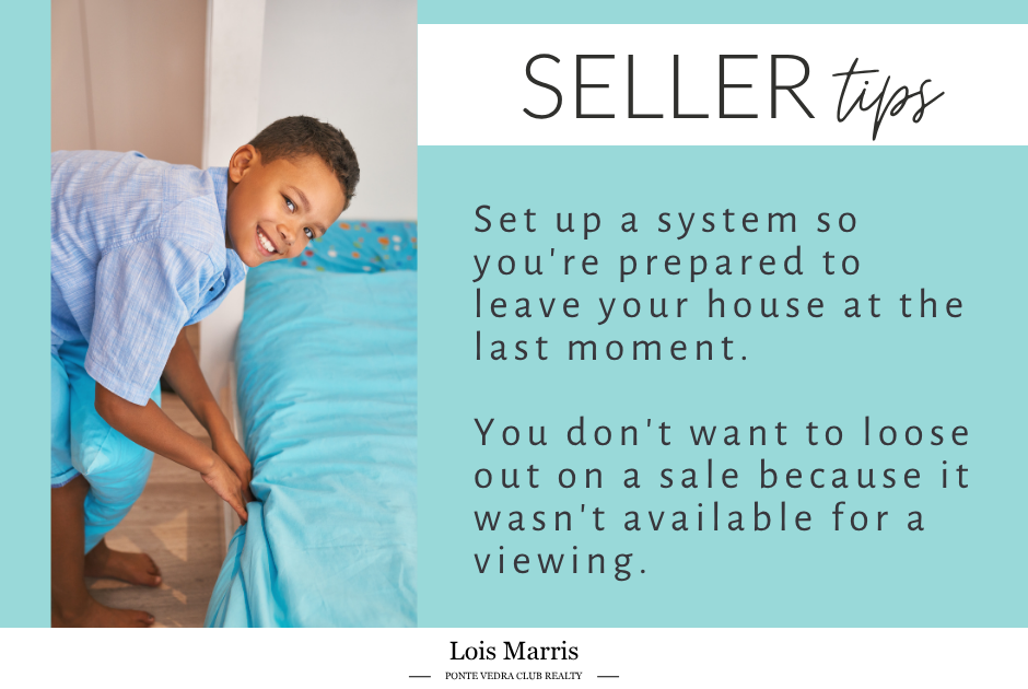 Seller Tip #10: Have a Fast Get Away Plan