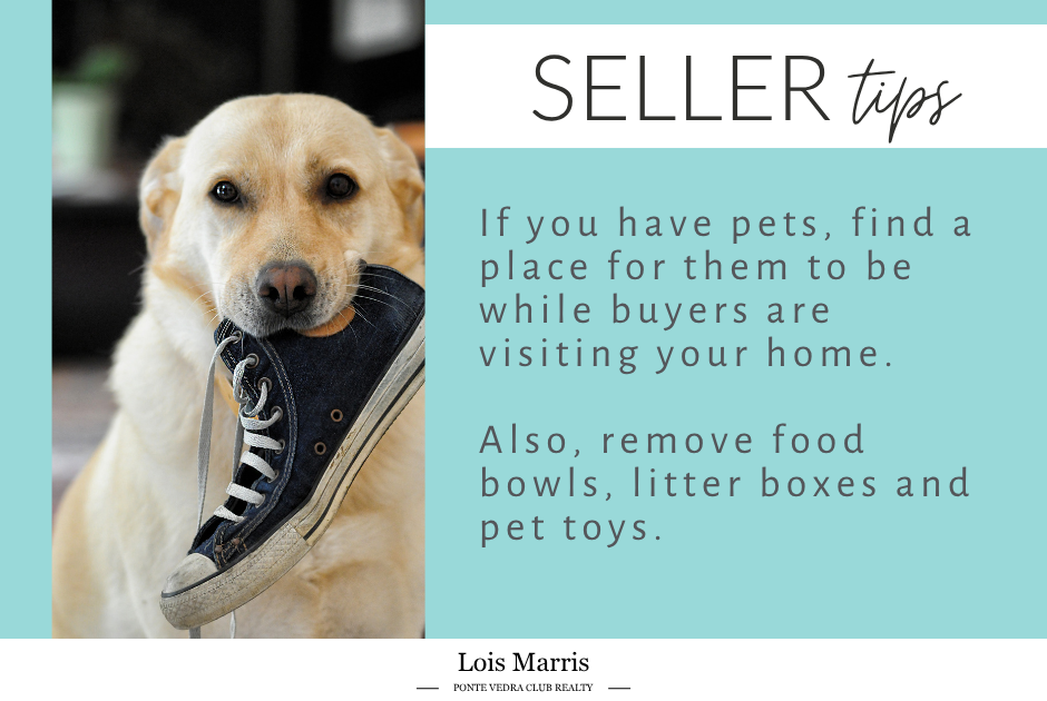 Seller Tip #3 - have Perfect Plan for Pets