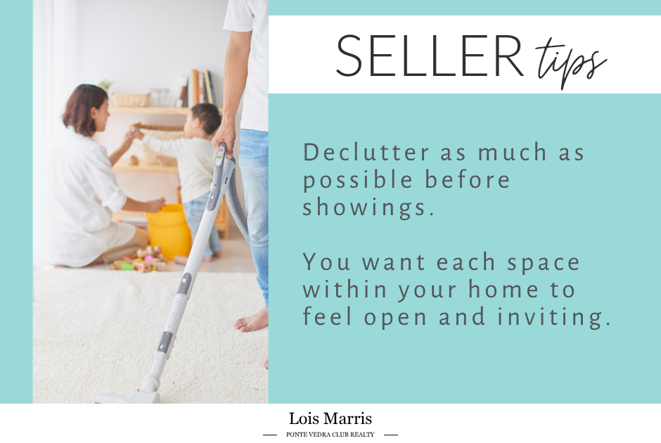 Real Estate Seller Tip - Declutter