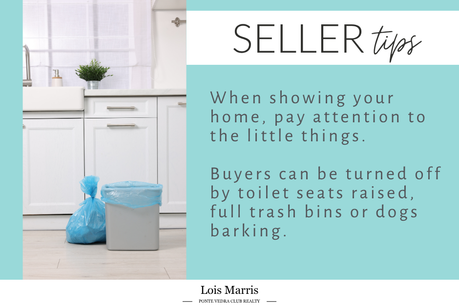 Seller Tip #6 - The Little Things Matter - Lois Marris