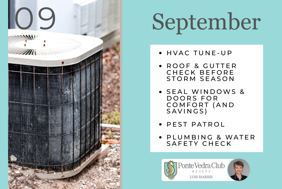 September Home Maintenance List for Florida Homes