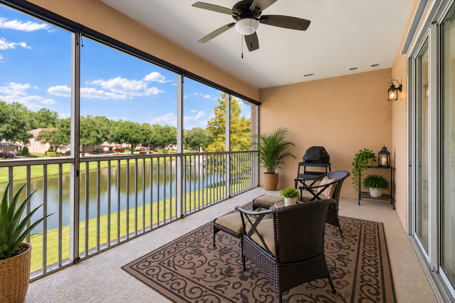 Pond view from 8686 Little Swift Circle in The Tides at Sweetwater by Del Webb Jacksonville Florida