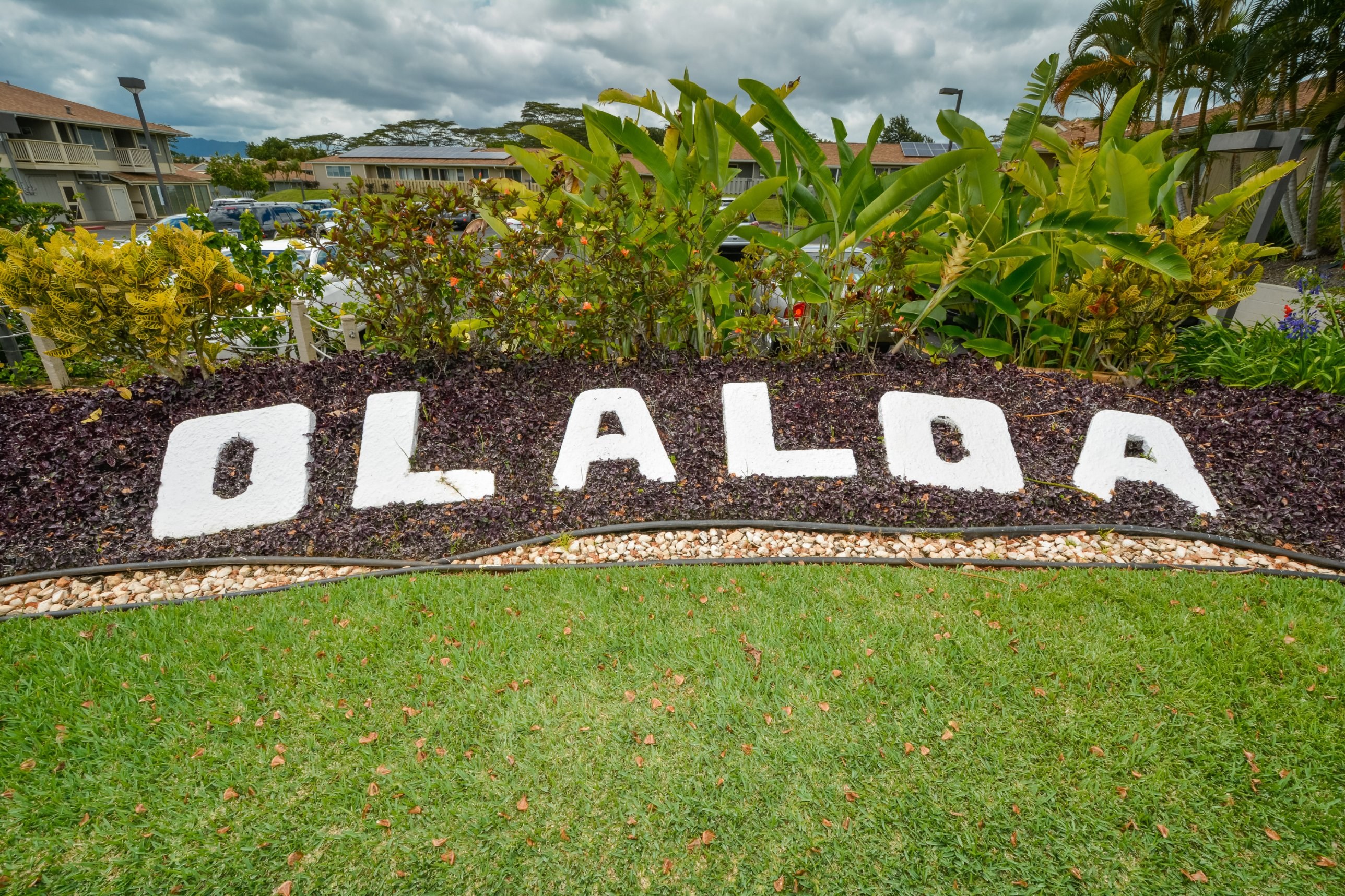 Olaloa community entrance sign in Mililani