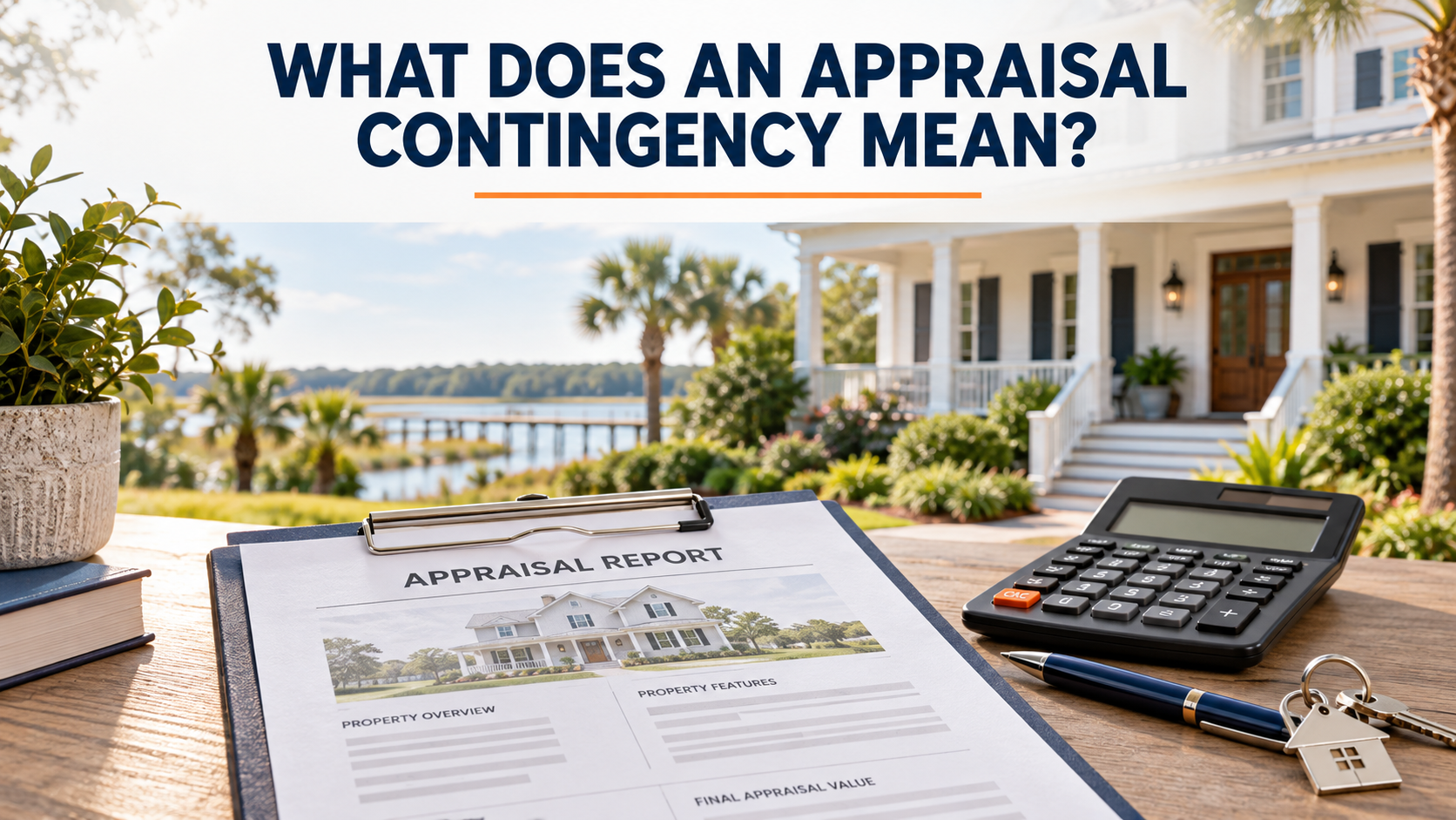 Residential appraisal report explaining what an appraisal contingency means.