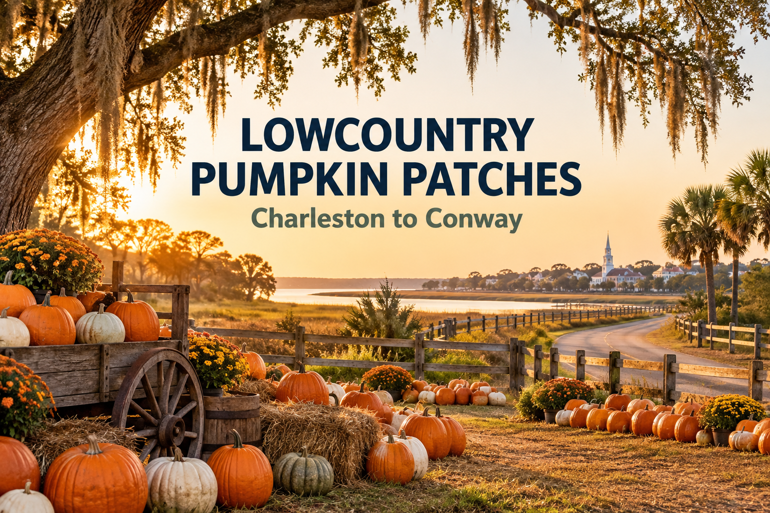 Find the best 2026 pumpkin patches and fall festivals from Charleston and Moncks Corner to Conway, South Carolina’s City of Halloween.