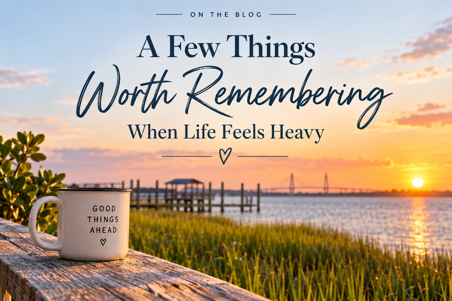 A simple reminder to give yourself some grace, enjoy the good moments, remember what you&rsquo;ve already made it through, and keep moving forward.