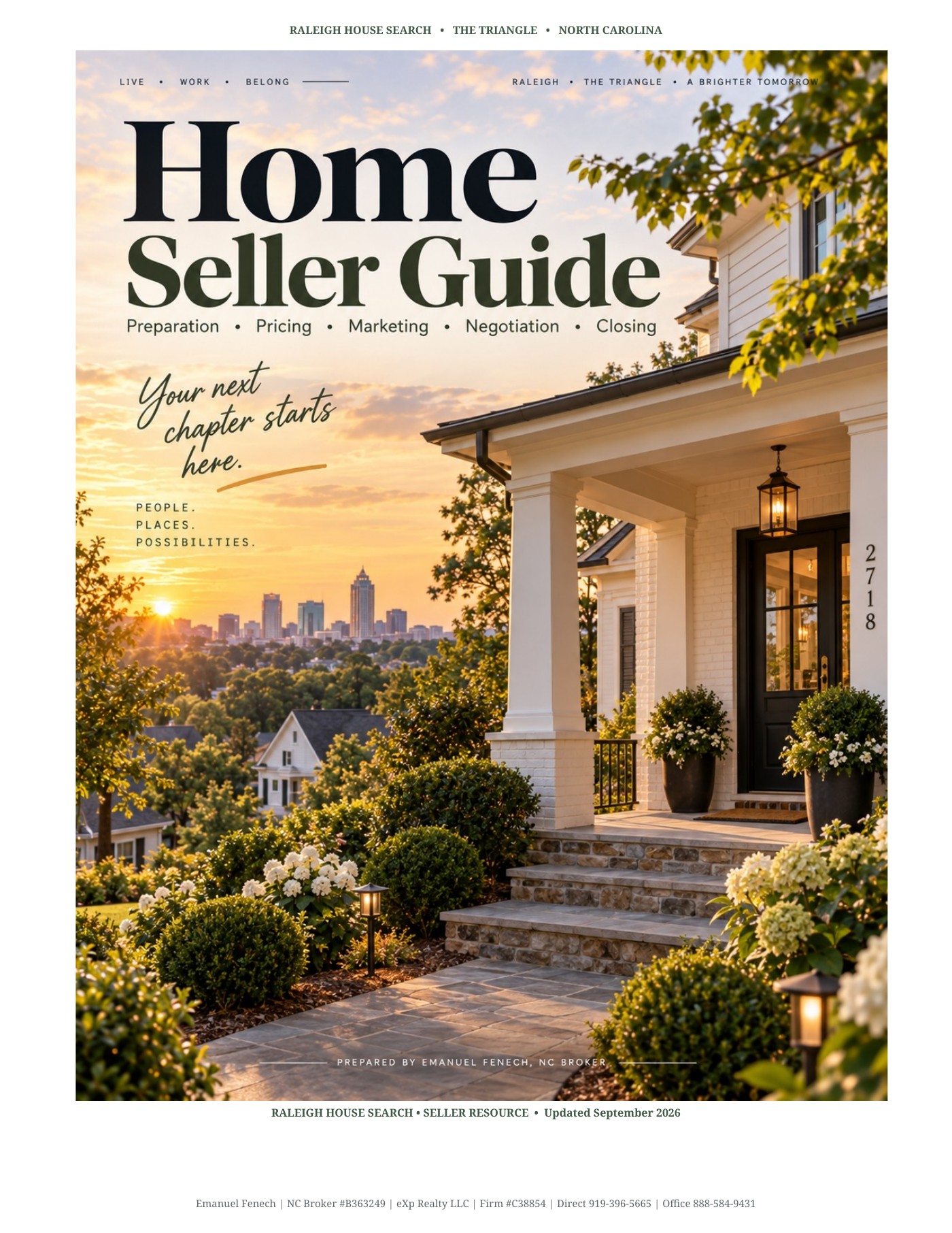 Triangle Home Seller Guide cover