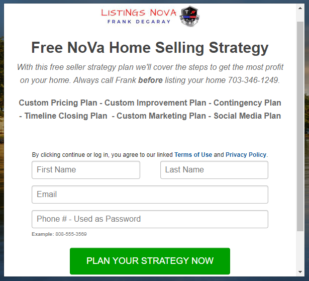 Free Selling Strategy Plan Listings NoVa