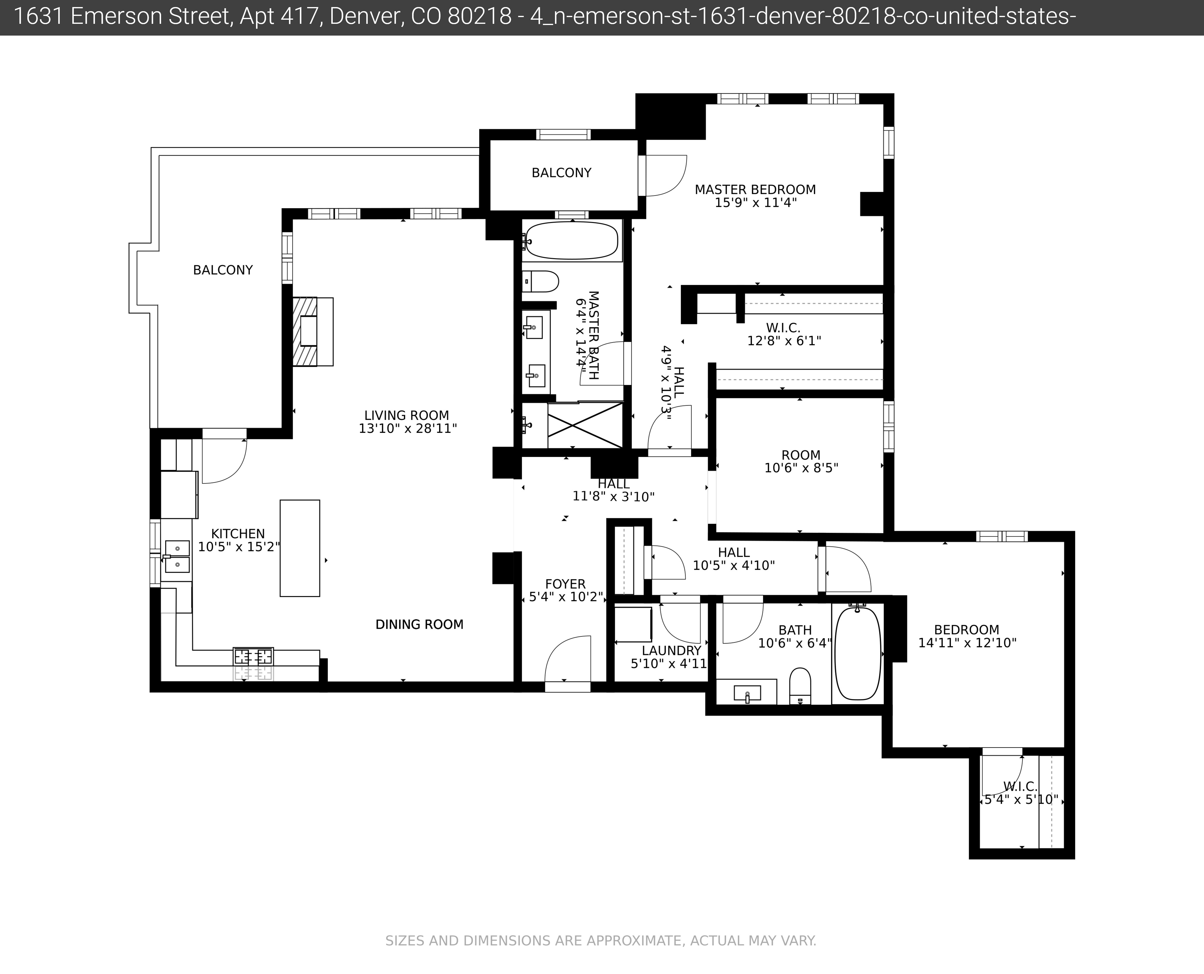 1631 Emerson St 417, Swallow Hill Condos, Uptown Neighborhood, Denver