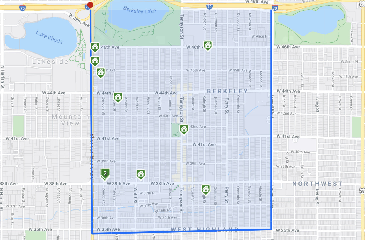 Weekly Search Tennyson Street Homes