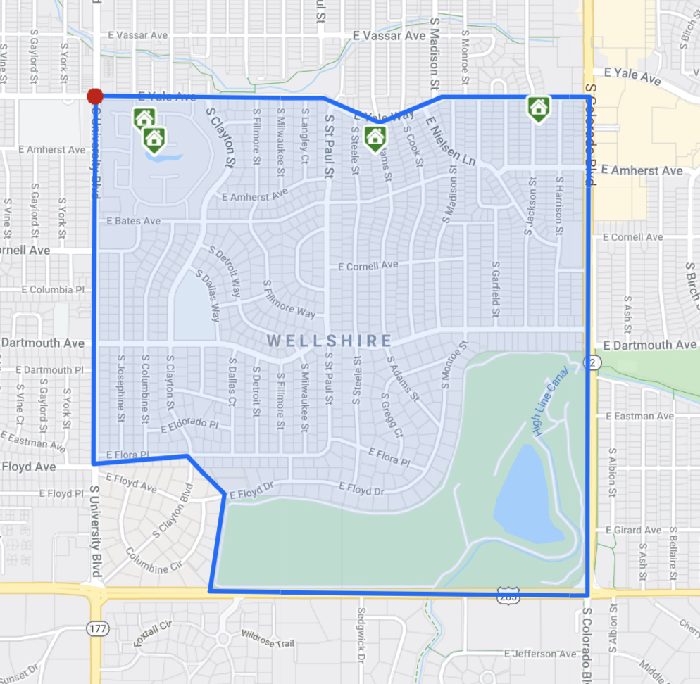 Wellshire Neighborhood Denver Homes For Sale