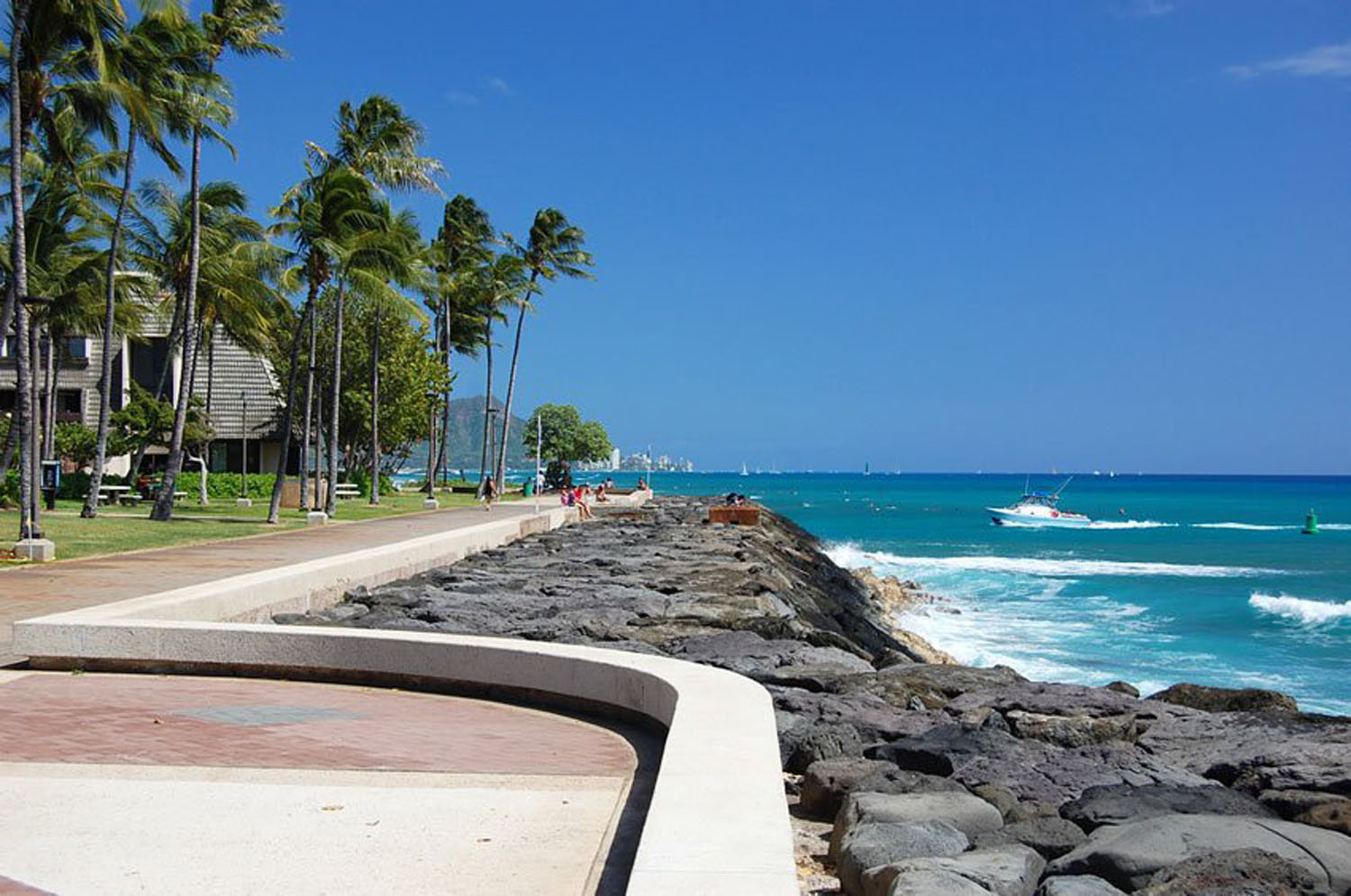 Kakaako Waterfront Park near Ala Moana Beach Park