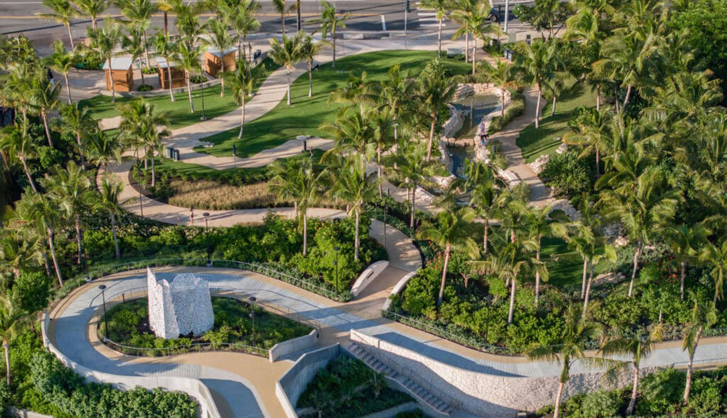 Victoria Ward Park near Kakaako and Ala Moana