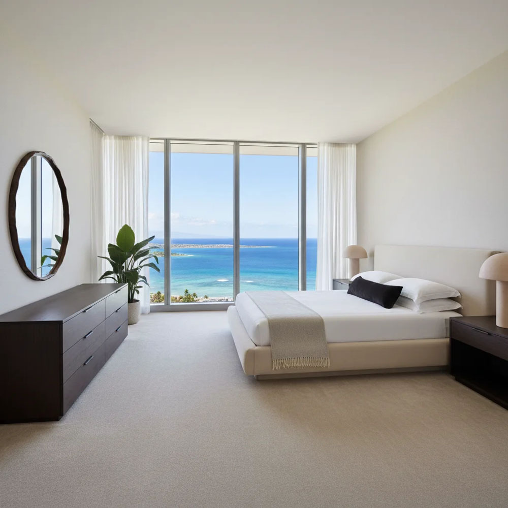 Luxury condo furnished interior