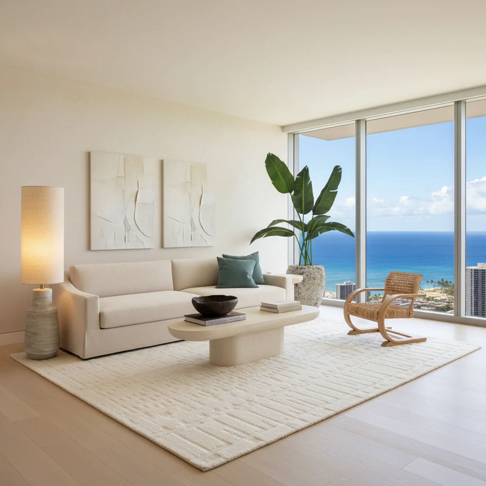 PACIFIC WARMTH curated furniture