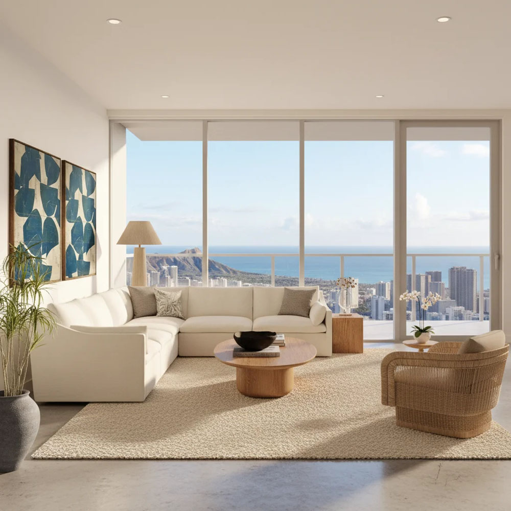 PACIFIC WARMTH interior design