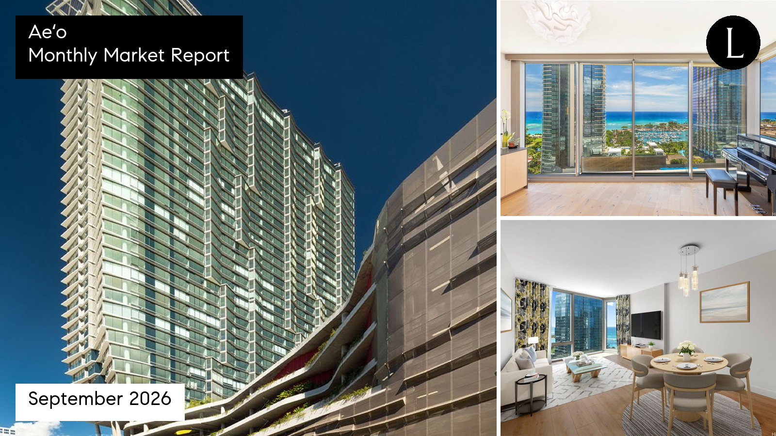 Aeʻo monthly condo market report for September 2026 with Lucy Heath