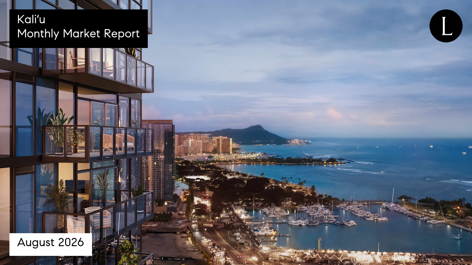 Kaliʻu monthly condo market report for August 2026 with Lucy Heath