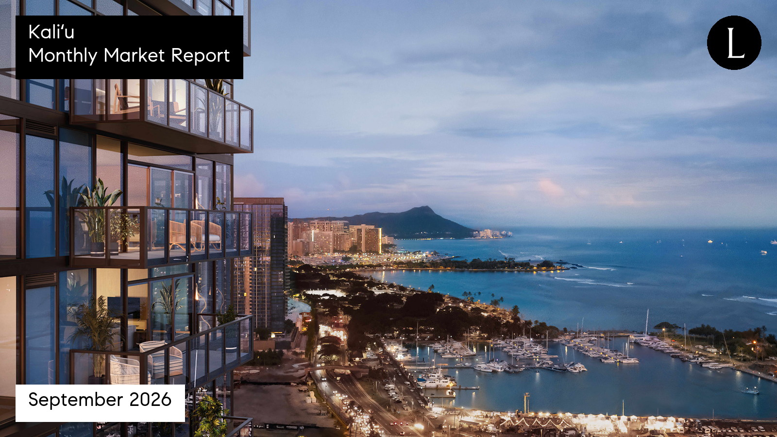 Kaliʻu monthly condo market report for September 2026 with Lucy Heath