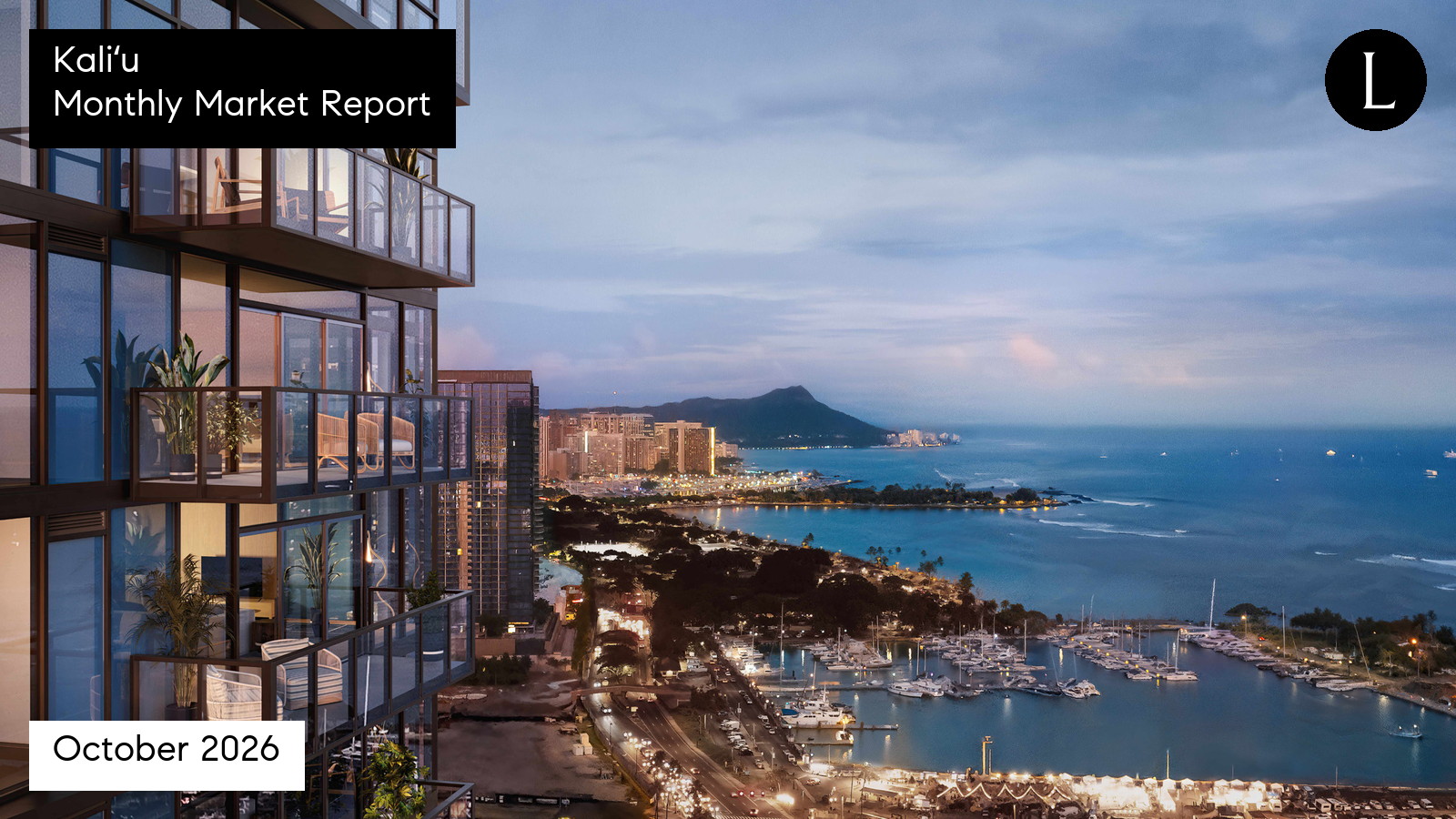 Kaliʻu monthly condo market report for October 2026 with Lucy Heath