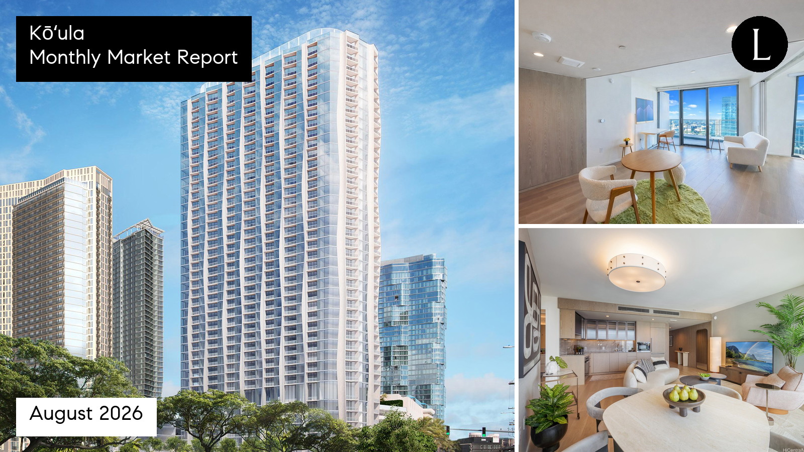 Kōʻula monthly condo market report for August 2026 with Lucy Heath