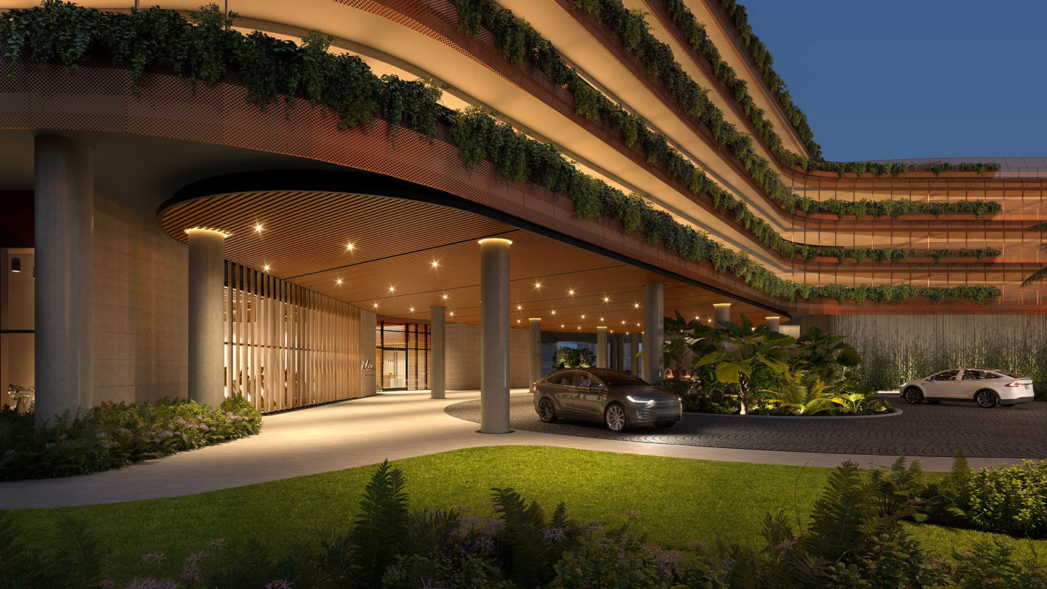 Alia port cochere in Alia