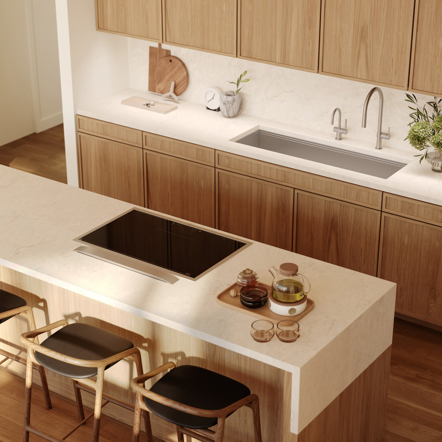 Alia condo kitchen vignette