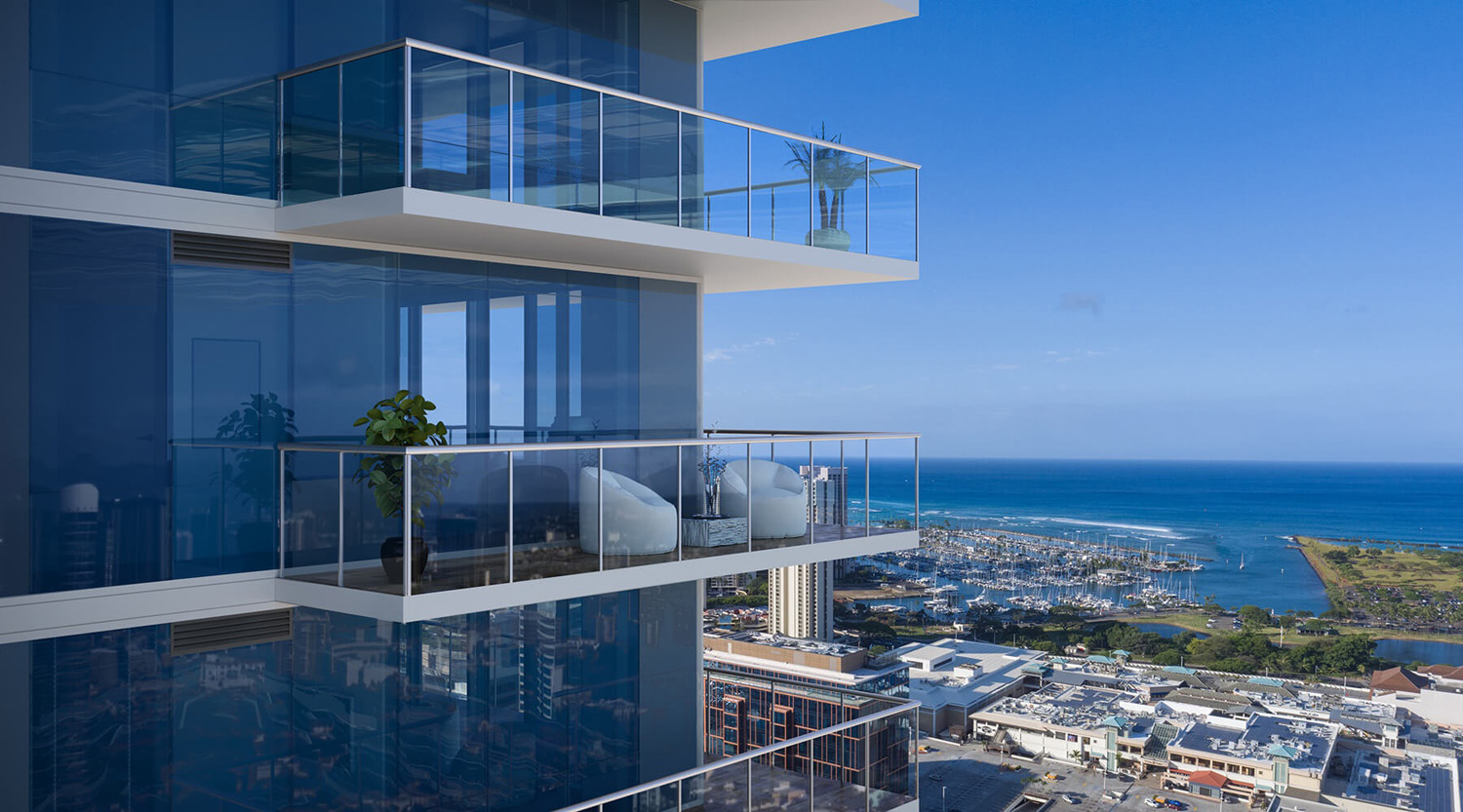Azure Ala Moana balcony view 8