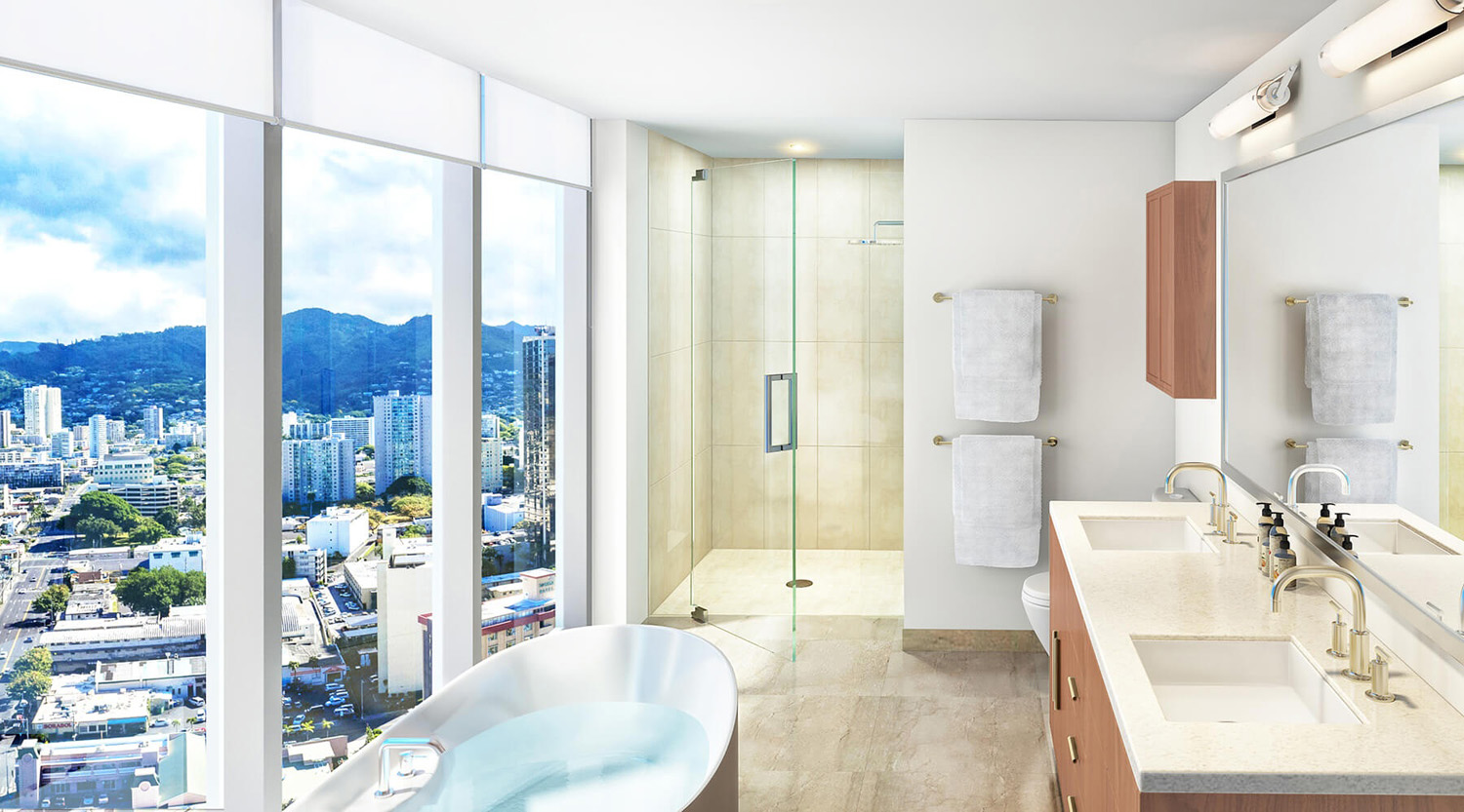 Azure Ala Moana bathroom interior two