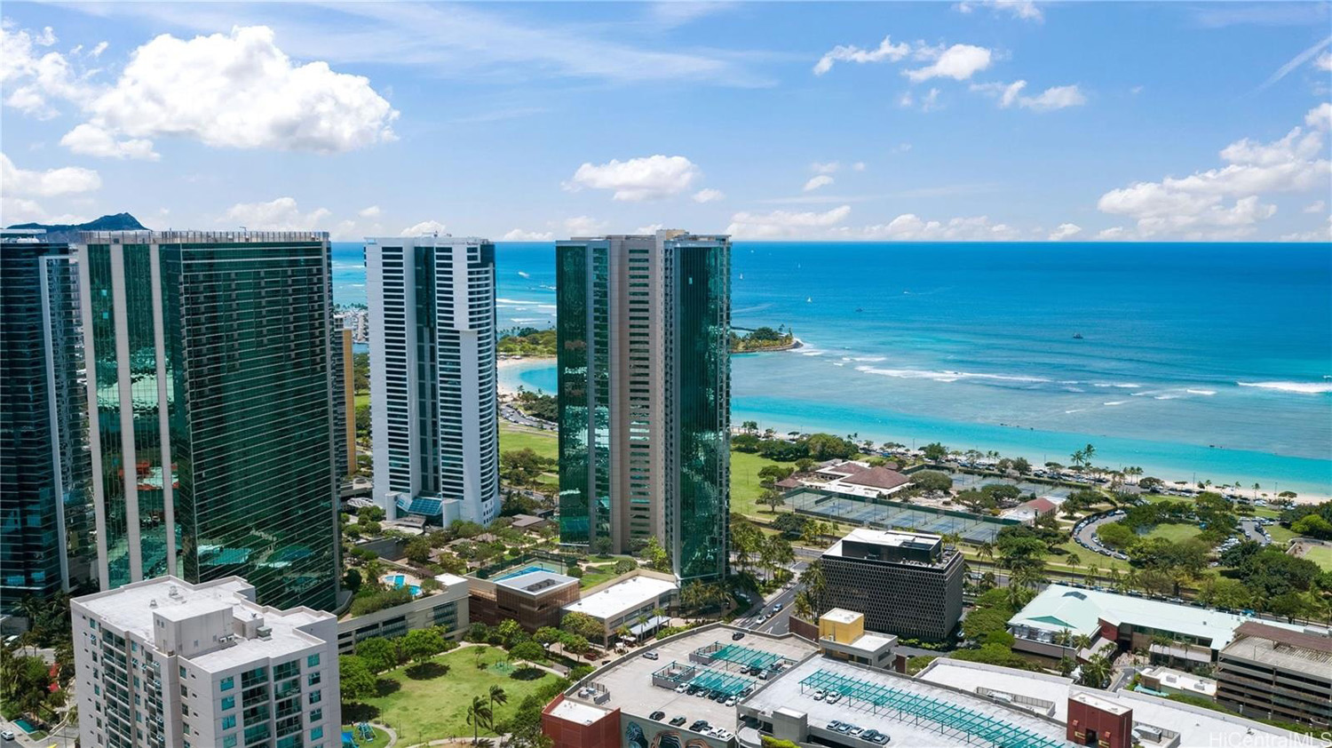 Hokua Hawaiki Tower birds eye shot Hokua.
